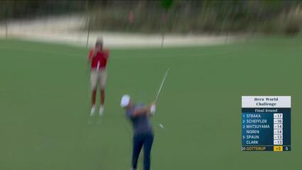 Chris Gotterup makes birdie putt after reaching par-5 sixth in two at Hero World Challenge