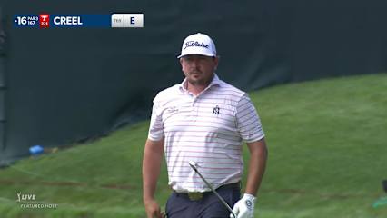 Joshua Creel dials in tee shot to set up birdie at Travelers