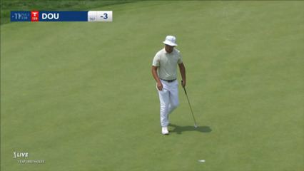 Zecheng Dou's tee shot to 8-feet yields birdie at Rocket Mortgage