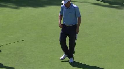 Billy Hurley III drains 28-foot birdie putt at Rocket Mortgage