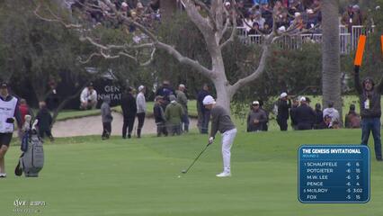 Matt Fitzpatrick makes birdie on No. 11 at The Genesis