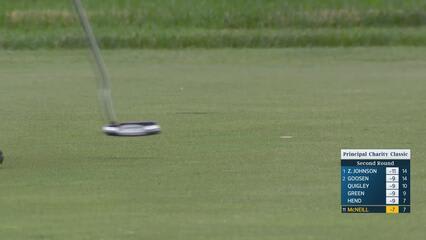 George McNeill makes birdie on No. 8 at Principal Charity Classic