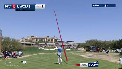 Jared Wolfe makes birdie on No. 16 at Valero