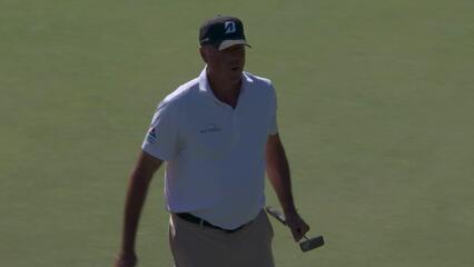 Matt Kuchar sinks 6-foot birdie putt on No. 14 at Sanderson Farms