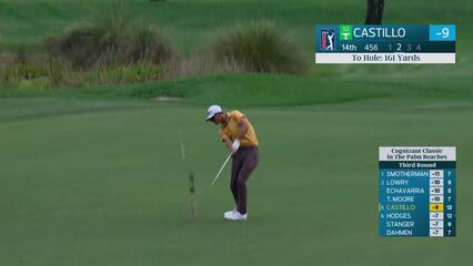 Ricky Castillo hits 161-yard approach to 1 foot, sets up birdie on No. 14 at Cognizant Classic
