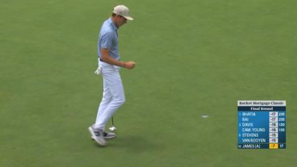 Benjamin James closes with birdie on No. 18 at Rocket Mortgage