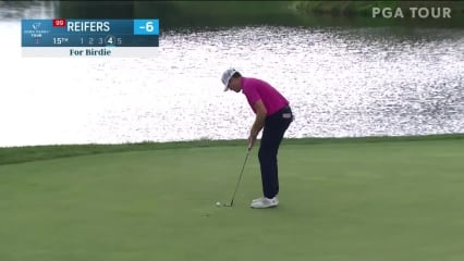 Kyle Reifers makes birdie on No. 15 in Round 2 at Korn Ferry Tour Champ
