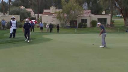 David Toms rolls in birdie putt at Galleri Classic
