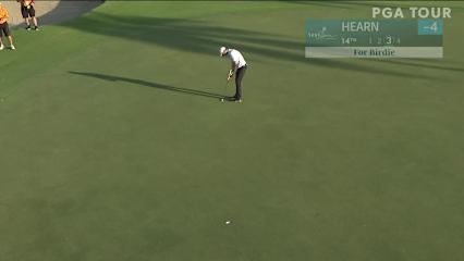 David Hearn sinks 27-footer for birdie at Sony Open
