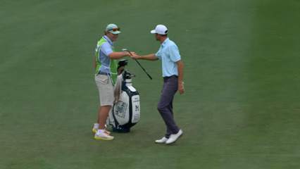 Nicholas Lindheim's holes out to save bogey at Valspar