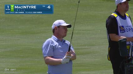 Robert MacIntyre makes birdie on No. 1 at RBC Canadian