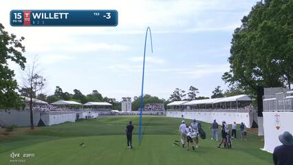 Danny Willett's 116-yard drive lands 4 feet from hole, sets up birdie