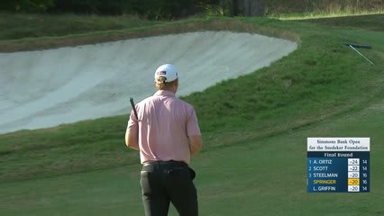 Hayden Springer makes birdie on No. 17 at Simmons Bank Open