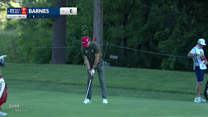 Ricky Barnes dials in iron and birdies at John Deere