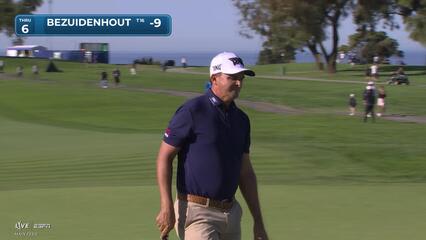 Christiaan Bezuidenhout taps in from 3 feet for birdie on No. 6 at Farmers
