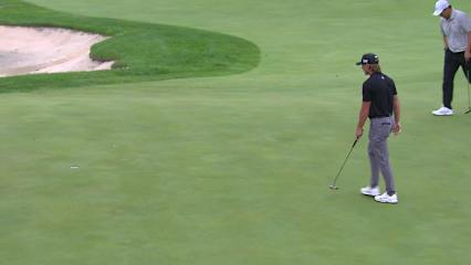 Jake Knapp's side-door birdie putt at Korn Ferry Tour Champ
