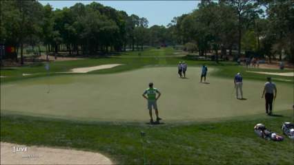 Scott Stallings sinks a 46-foot birdie putt at Valspar