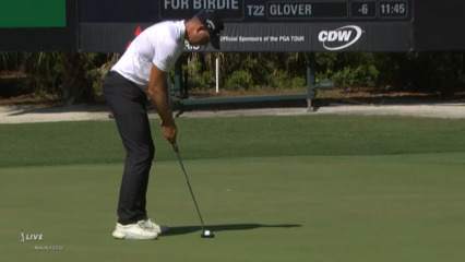 Henrik Stenson's 16-footer for birdie at RBC Heritage