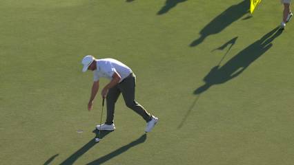 Brice Garnett makes birdie on No. 18 at Cognizant Classic