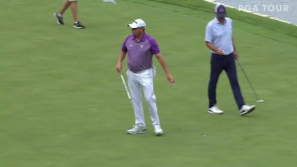 Ted Potter, Jr. sinks 10-footer for birdie at John Deere