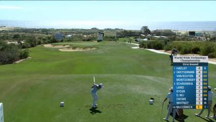Ryan McCormick dials in tee shot to set up birdie at World Wide Technology