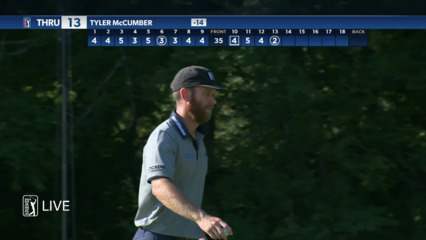 Tyler McCumber makes birdie on No. 13 in Round 4 at Sanderson Farms