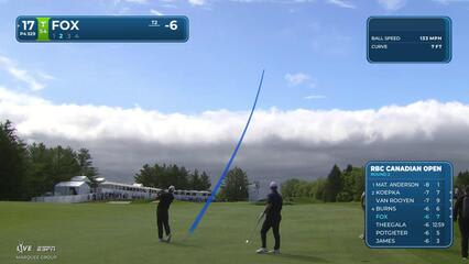 Ryan Fox's 195-yard approach sets up birdie on No. 17 at RBC Canadian