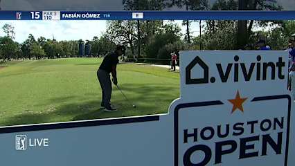 Fabian Gomez sticks tee shot to set up birdie at Vivint Houston Open 