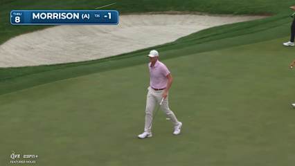Tommy Morrison makes birdie on No. 17 at THE CJ CUP