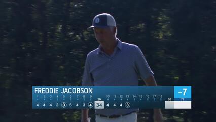 Freddie Jacobson makes birdie on No. 13 at Dominion Energy Charity Classic