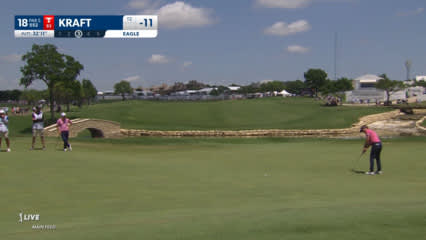 Kelly Kraft reaches in two to set up birdie at CJ CUP Byron Nelson