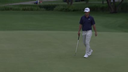 Braden Thornberry holes out for birdie on No. 13 at Albertsons Boise Open