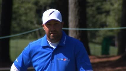 Chad Collins gets up and down for par at Wells Fargo