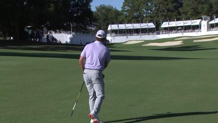 Justin Leonard makes birdie on No. 18 at Dominion Energy Charity Classic