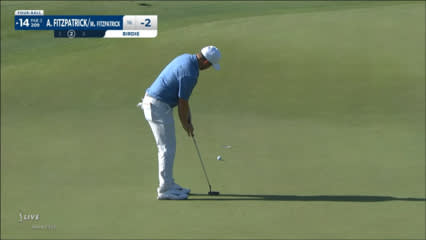 Alex Fitzpatrick sends 213-yard tee shot 11-feet from the hole leading to birdie at Zurich Classic