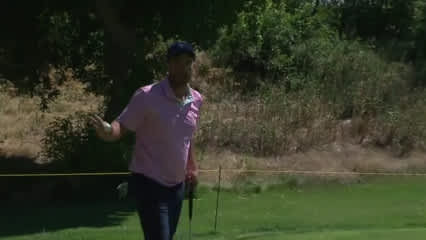Ryan McCormick makes birdie on No. 17 at Utah Championship