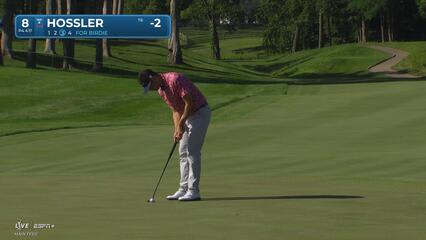 Beau Hossler makes birdie on No. 8 at John Deere
