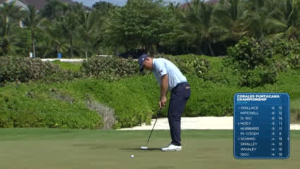 Sam Choi puts in birdie putt at Corales Puntacana