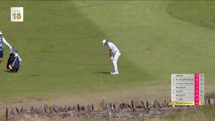 Michael Thorbjornsen's 141-yard approach sets up birdie on No. 18 at Genesis Scottish Open