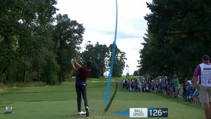 Scott Harrington with a clutch birdie at WinCo Foods