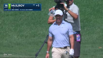 Rory McIlroy hits 228-yard approach to 40 feet, sets up birdie on No. 16 at THE PLAYERS