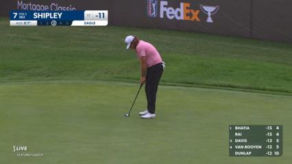 Neal Shipley makes 9-foot putt for eagle at Rocket Mortgage