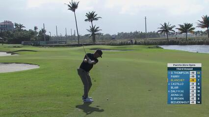 Chandler Blanchet makes birdie on No. 8 at Puerto Rico