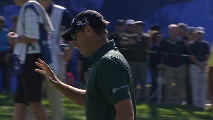 Nicolas Colsaerts makes 15-foot birdie putt at Farmers
