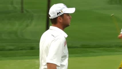 Spencer Levin's chip shot to inches at Valspar