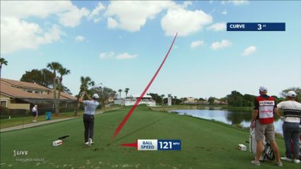 Kyle Stanley's nice tee shot leads to birdie at Honda