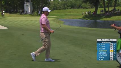 Chris Gotterup's 76-yard approach sets up birdie at John Deere