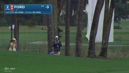David Ford sinks 31-foot birdie putt on No. 2 at Cognizant Classic