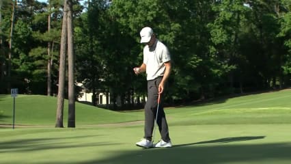 Nick Hardy birdies No. 15 in Round 4 at BMW Charity Pro-Am