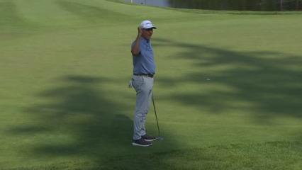 Paul Stankowski holes birdie putt from fringe at Boeing Classic